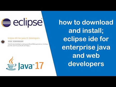 How To Install Eclipse IDE for Enterprise Java and Web Developers  | Advanced Java