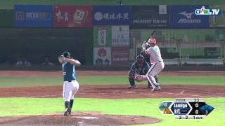 04/28 Lamigo vs 統一 賽後，神盾發威！Lamigo先發投手神盾主投七局送出12K