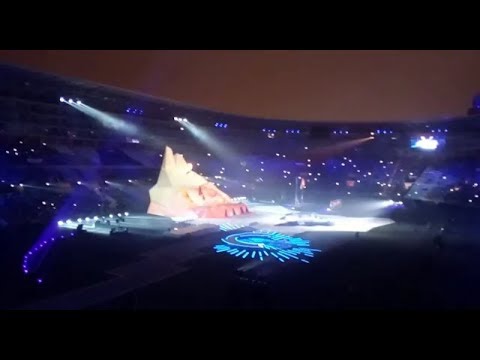 Luis fonsi cantando en inauguración juegos panamericanos