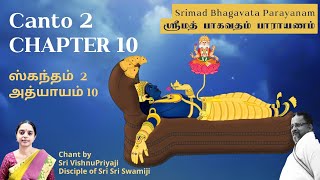 Srimad Bhagavatam | Parayanam | Canto 2 | Chapter 10 | Sri Vishnupriyaji | Sri Muralidhara Swamiji
