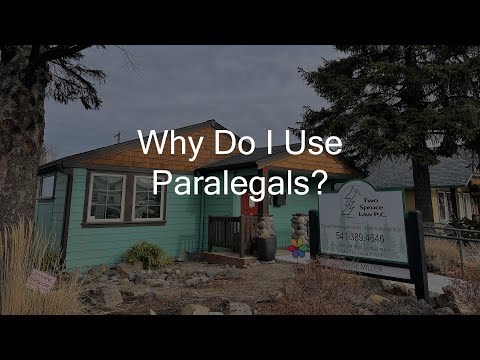 Why I use paralegals