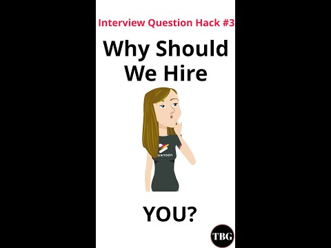 INTERVIEW TIP: Why Should We Hire You? BEST ANSWER! #shorts
