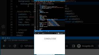 Create Amazing Animated Borders with HTML and CSS | WebWizards #shorts