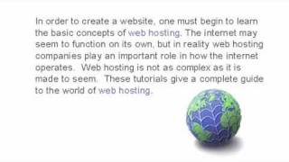 What is Web Hosting? - Web Hosting Tutorials