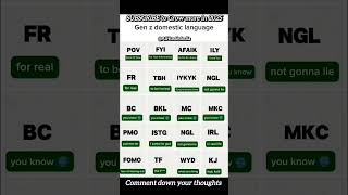 Gen Z Domestic language? #selfimprovement#motivation #2025 #entrepreneur #shorts  #genz #viralvideo