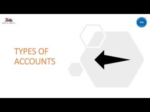 Tally Training & Certification - Types of Accounts