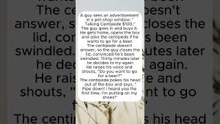 Talking Centipede Problems #PetHumor #InsectJokes #ShoppingFails #BarJokes #SlowPokes
