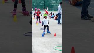 New skating skills🛼#activekids#skating#classes#learning#growth#balancing#enjoying#shortvideo