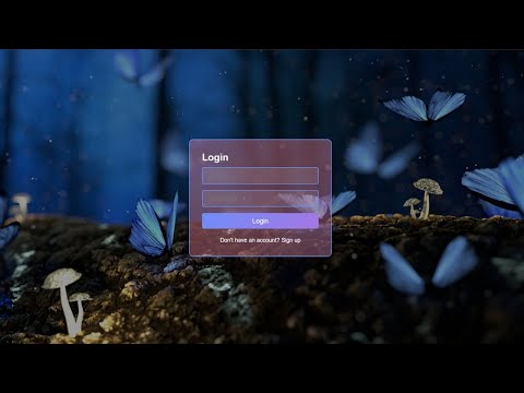HTML CSS Login Page | Transparent Login Form | HTML CSS
