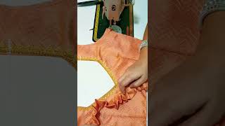 Very unique blouse back neck design ki cutting and stitching||blouse cutting ✂️#ytshorts #video