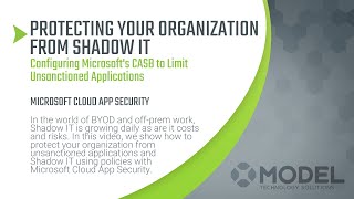 Protecting Your Organization from Shadow IT | MCAS (Now Microsoft Defender for Cloud Apps)