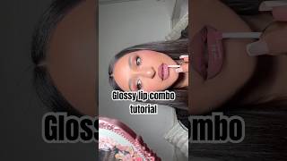 My new fave lip combo 💦 #glossylip #lipcombotutorial #lipcombo