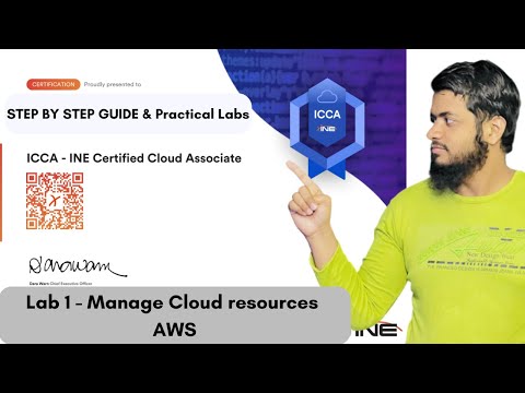 Manage Cloud resources AWS  | INE Certified Cloud Associate | ICCA | Lab 1