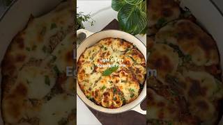 Light and easy eggplant parm ✨
