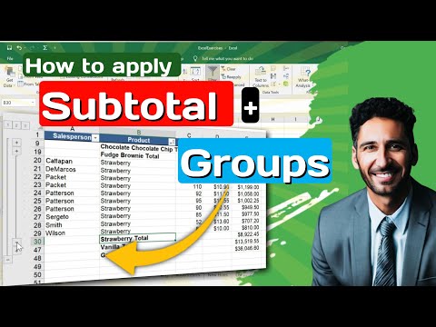Master Excel Subtotals & Groups - Level Up Your Spreadsheet Skills!