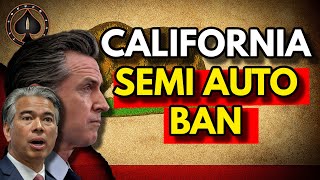 Alert: California "Semi-Auto" Ban Can Now Take Effect Per CA DOJ