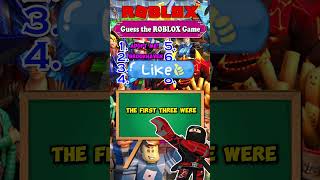 Roblox Guess the Game Part 1 #gamequiz #quiz #robloxgames #shortquiz #trendingquiz
