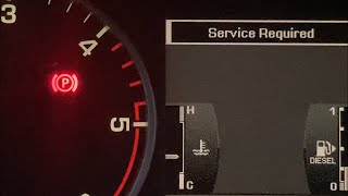 RESET - service required - range rover sport