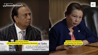 (Full) Dr Anjani Sinha, Trump's nominee for Singapore ambassador struggles with senate questioning