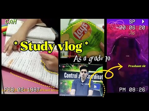 STUDY VLOGG!! as a grade 10 student ✨