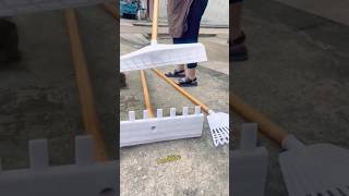 Smart Grain Drying Rake for Rice & Wheat | Must-Have Farm Tool! #diytools