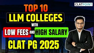 Top 10 LLM Colleges In India | CLAT PG 2025/2026 | Best LLM Colleges In India - CLAT POINT PG