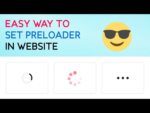 Easy to Set Preloader in Website Using HTML CSS and jQuery With Source Code