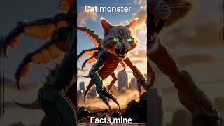 #ai video part 2 #cat monster #short video #factmine