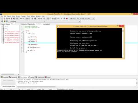 Function-3 (Programming Techniques in C)