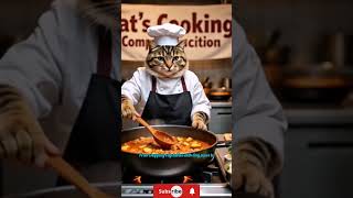 This Cat Just Won a Cooking Competition. #viralshorts #shorts #catcooking