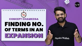 #ConceptChamkega | Trick to Find Number of Terms in an Expansion | Physics Wallah #Shorts