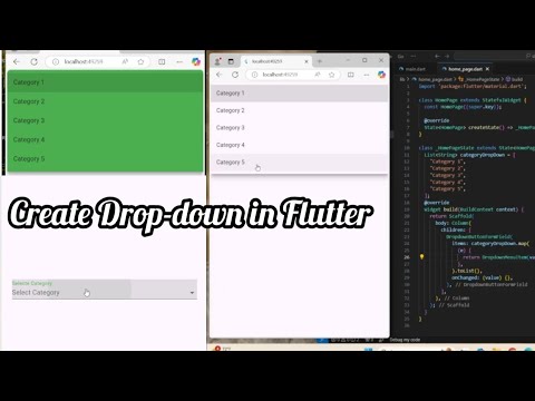 How to implement Dropdown Button Form Field in Flutter full Tutorial