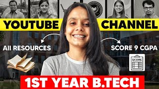 🏆Scored 9 Cgpa By Following These Youtube Channel | Best Youtubers for B.tech 1st Year