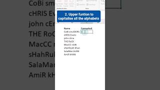 Basic text formatting formula in excel| Excel made easy|  #exceltricks #exceltips #microsoftexcel