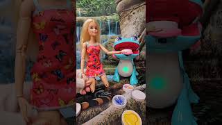 Sandy  snack a lot #vtech #Barbie #trending #satisfying #youtubeshorts