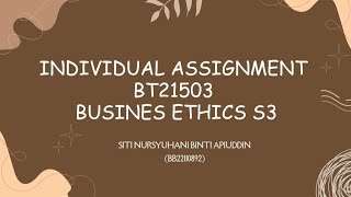 INDIVIDUAL ASSIGNMENT | BT21503 BUSINESS ETHICS SECTION 3 | A2: DATA PRIVACY IN DIGITAL MARKETING