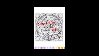 Color Filling Rose 數字填色