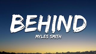 Myles Smith - Behind (Lyrics)