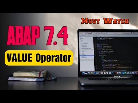 SAP ABAP [2020] - ABAP 7.40 - VALUE Operator