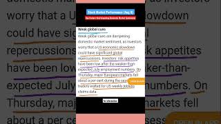 Key Factors that Impacting Domestic Market Sentiments (Aug 8) #stockmarket #keyfactors #niftycrash