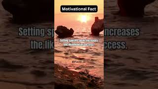 Goal Getter's Guide Set Specific, Achieve Spectacular! 🎯💼 #MotivationalFact #psychology #fact