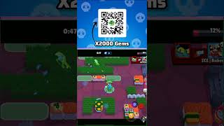 Get 2,728 Gems free qr code brawl stars  #brawlstars  #brawlstarsgame #brawlstarsgems