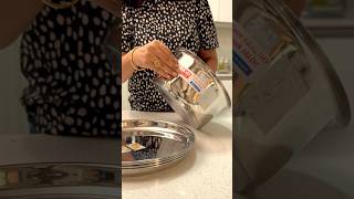 Easy Trick to Remove Stubborn Stickers from New Cookware #simplifyyourspace #shorts