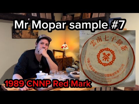 1989 CNNP Red Mark Sheng Puerh from Mr Mopar #blacktea #gongfucha #tea #cha #chinesetea #gongfutea