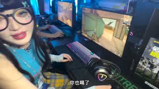 摸底和平网吧玩家实力！经典扮猪吃虎成功带妹！#和平精英pc模拟器百城网吧联动
