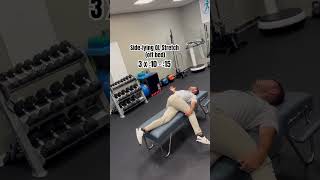 Side-lying QL stretch for the low back!