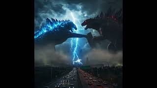 Godzilla vs Godzilla fake with Ai #Godzilla #FakeGodzilla #AIBattle #MonsterVerse #KaijuFight