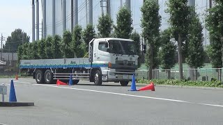 Truck driver contest: Competing in driving skills, etc., Maebashi City, Gunma (25/07/06)