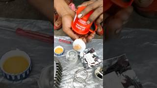Hero Honda Glamour Piston Ring Fitting #piston #pistonring #automobile