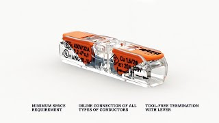 WAGO's 221 Series Inline Splicing Connector with Lever